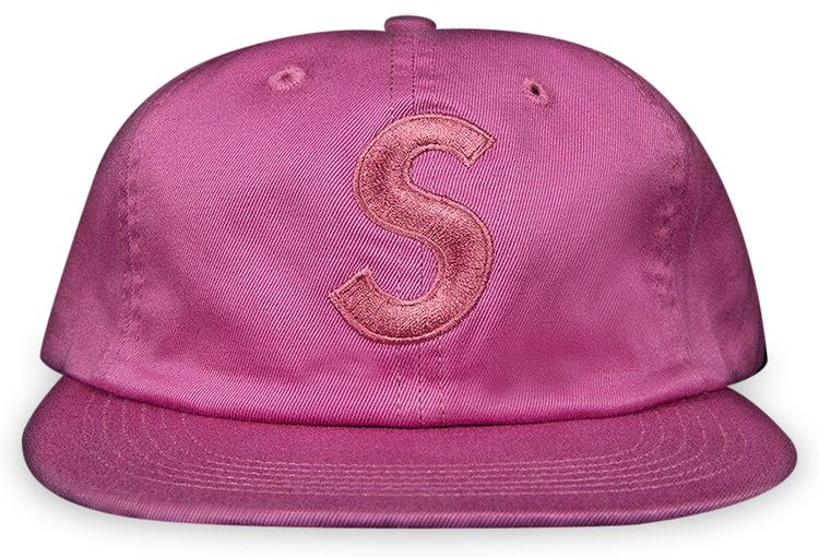 Supreme Tonal S Logo 6 Panel Bright Rose