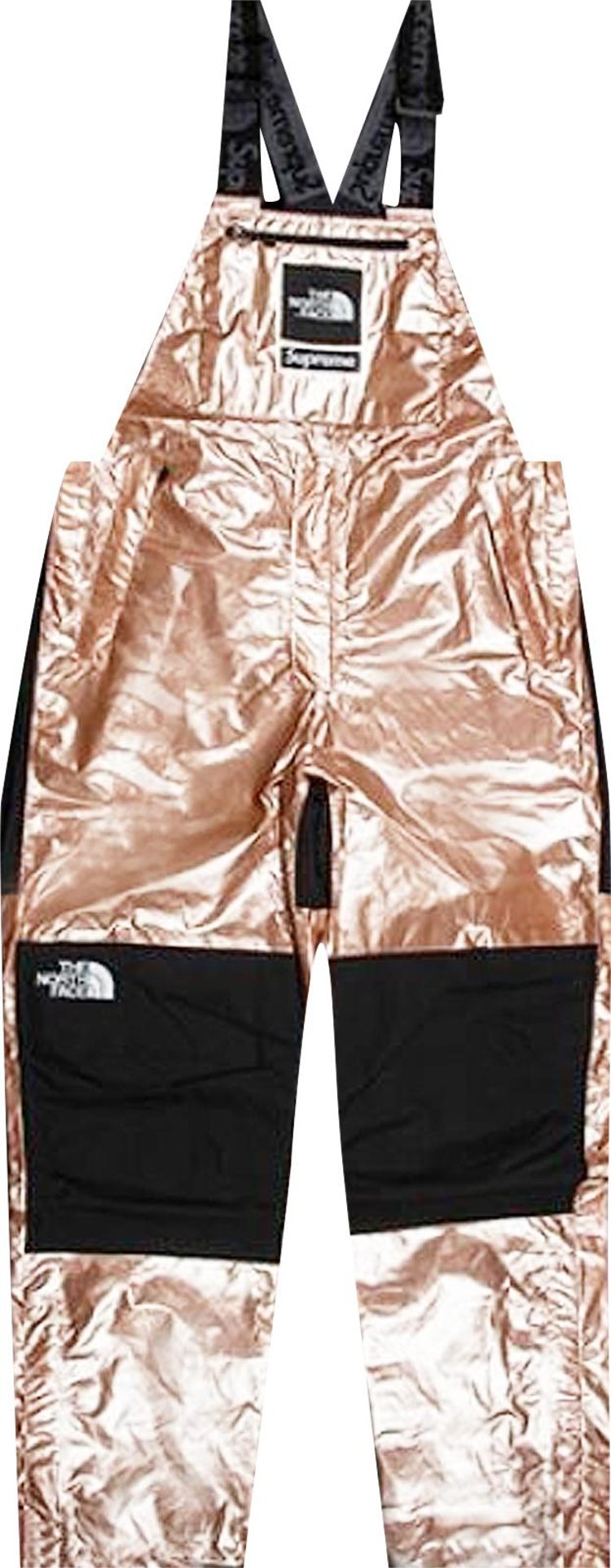 Supreme x The North Face Metallic Mountain Bib Pants 'Rose Gold'