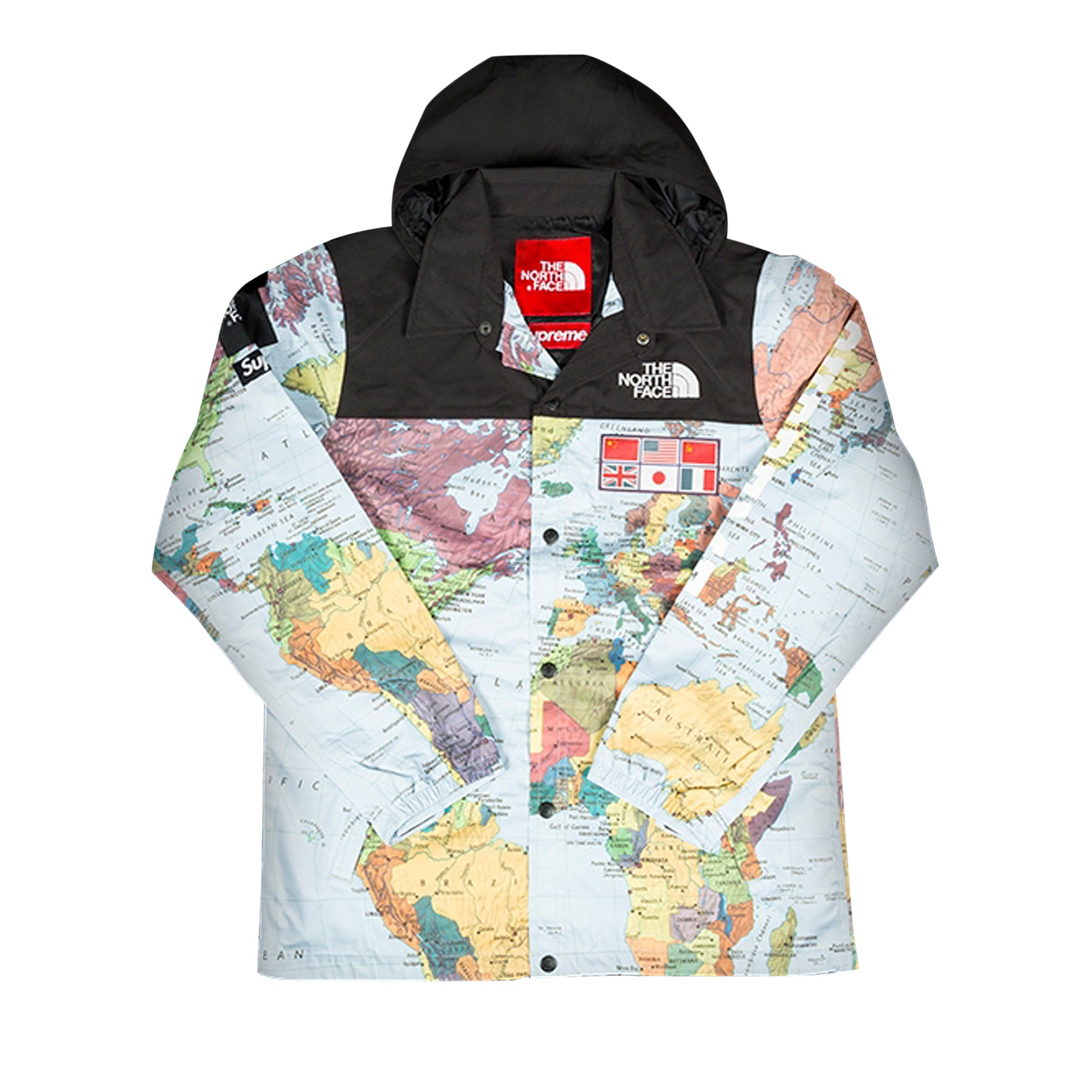 Supreme x The North Face Expedition Coaches Jacket 'Map'