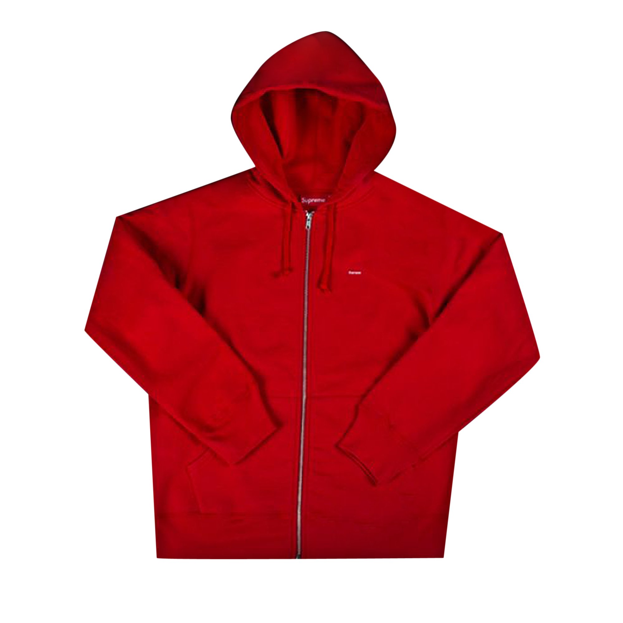 Buy Supreme Small Box Zip Up Sweatshirt 'Red' - FW17SW43 RED | GOAT