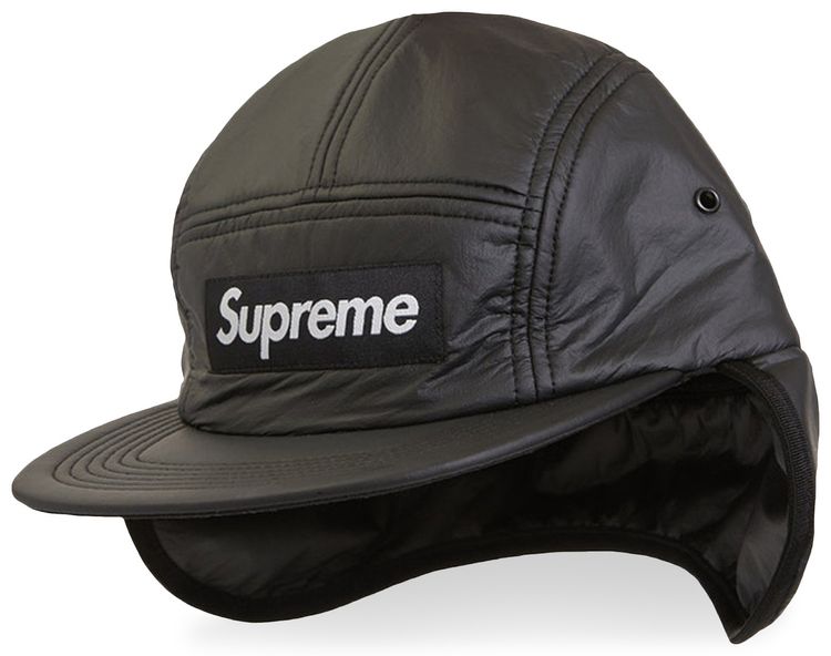 Supreme x PrimaLoft Earflap Camp Cap Black