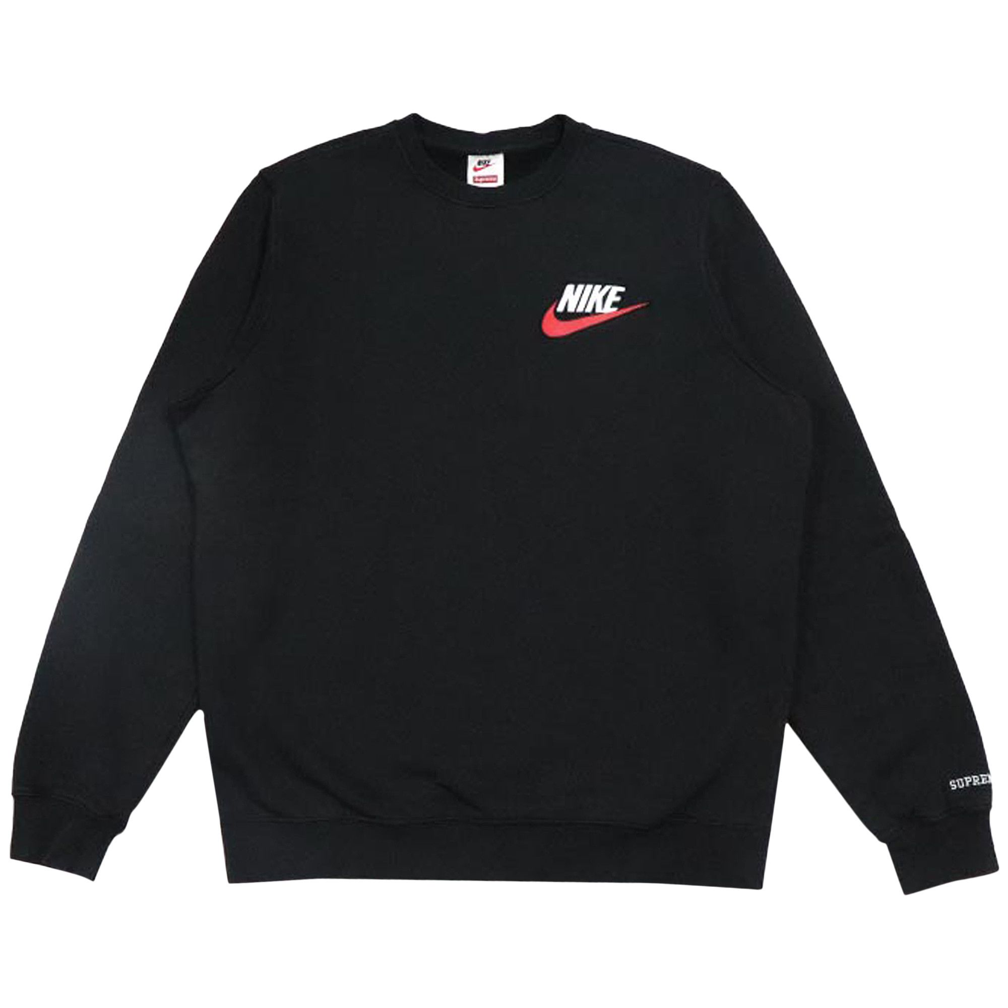 Size l Supreme x Nike Crewneck Black