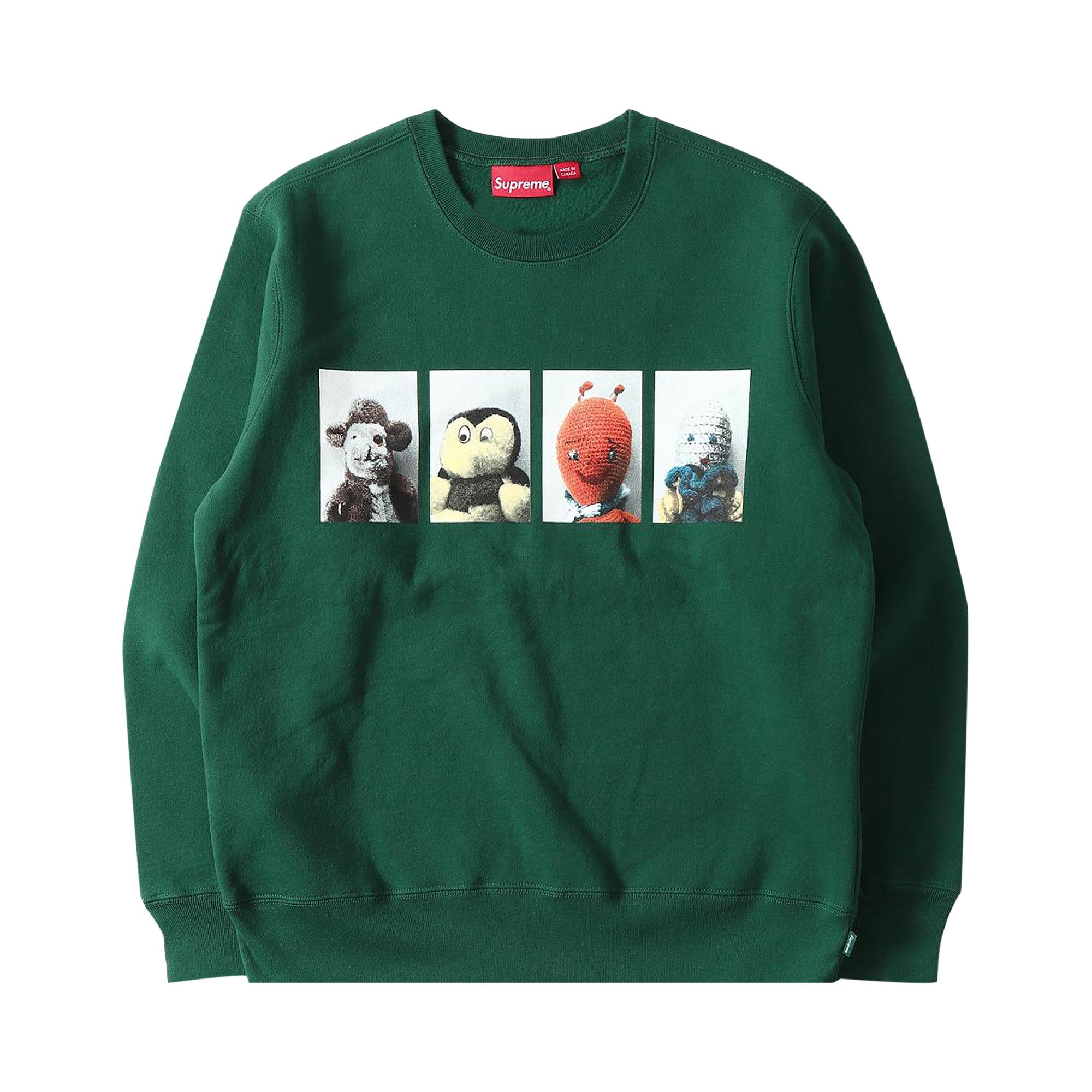 Supreme green crewneck on sale