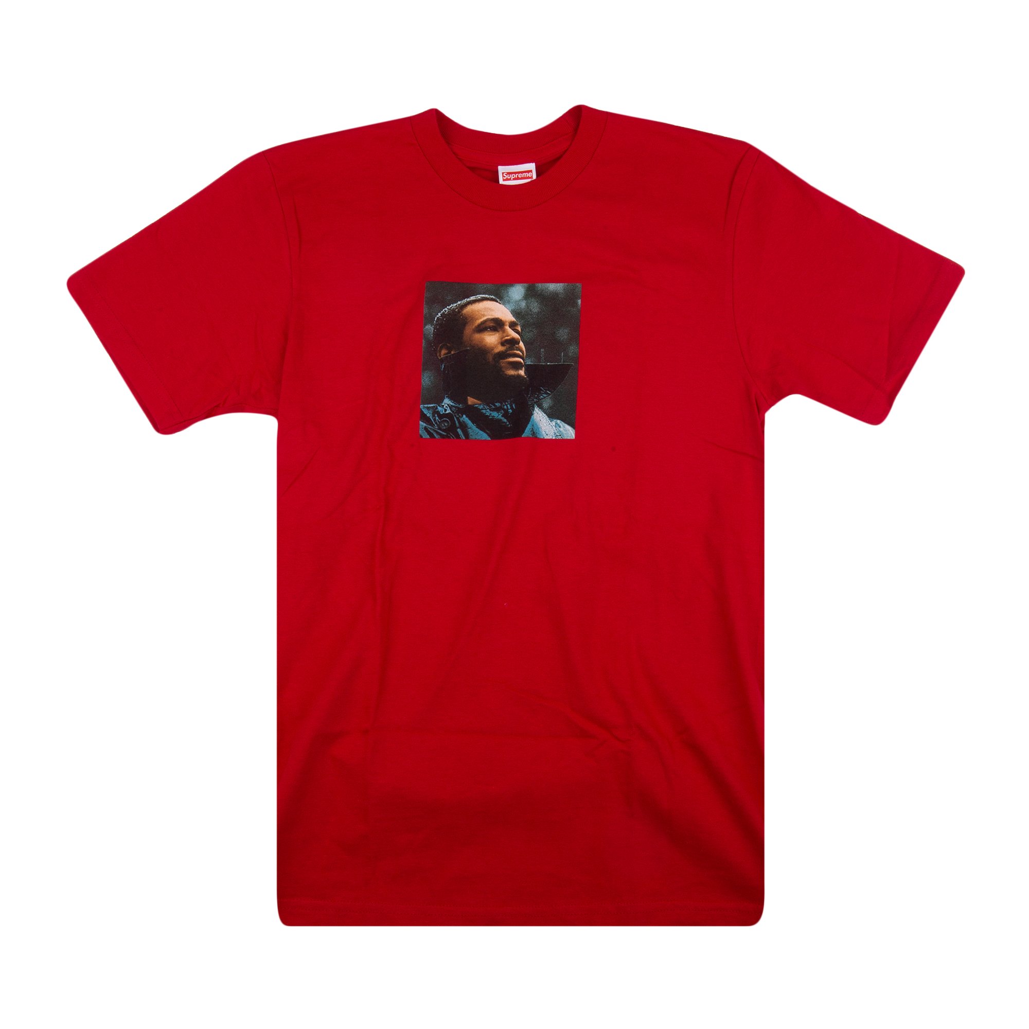 Buy Supreme Marvin Gaye Tee 'Red' - FW18T41 RED | GOAT