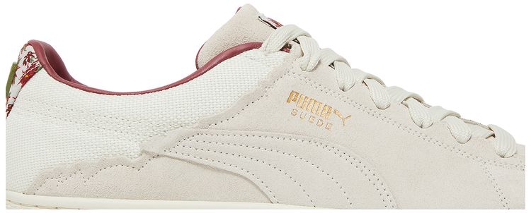 Puma Suede and Chill Marshmallow Team Gold