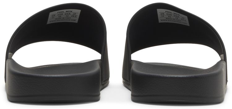 Balenciaga Pool Slides Black Red