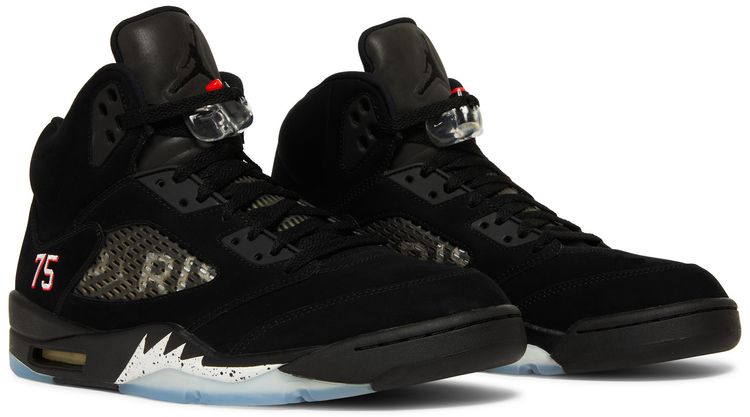 Paris Saint Germain x Air Jordan 5 Retro Black Sample