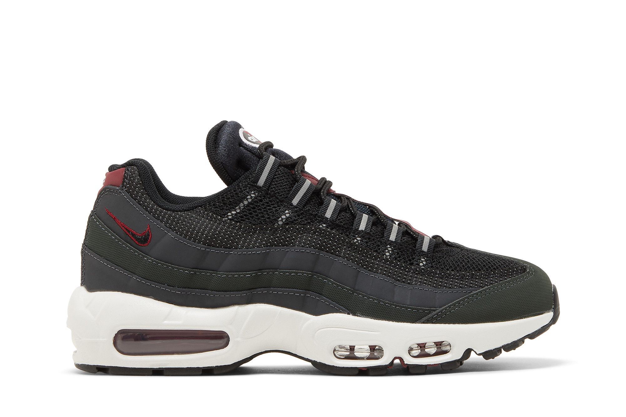 Men's air max 95 black and red discount
