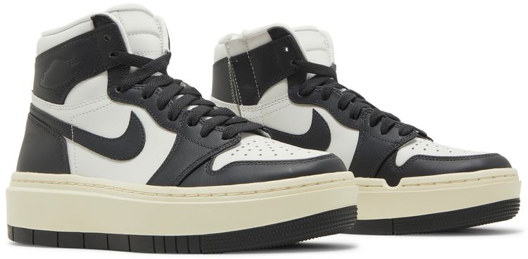 Wmns Air Jordan 1 Elevate High White Black