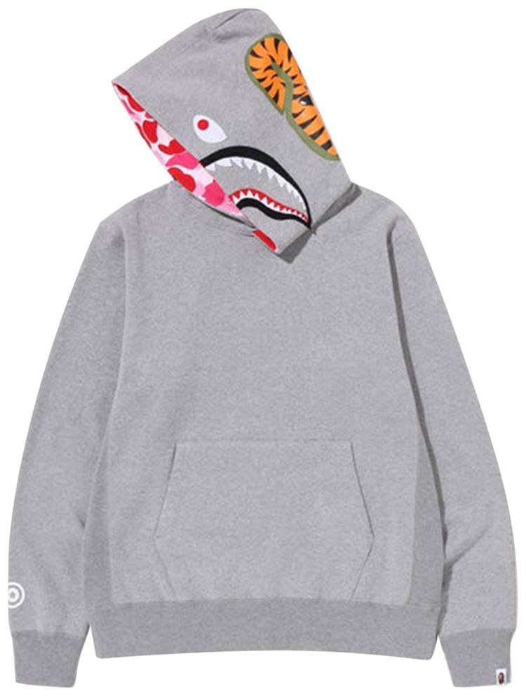BAPE Shark Pullover Hoodie Grey