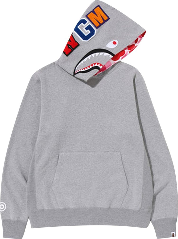 bundel pantoffel Lada BAPE Shark Pullover Hoodie 'Grey' | GOAT