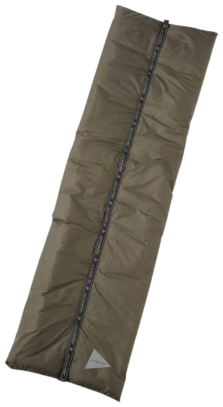And Wander PrimaLoft Rip Muffler Khaki