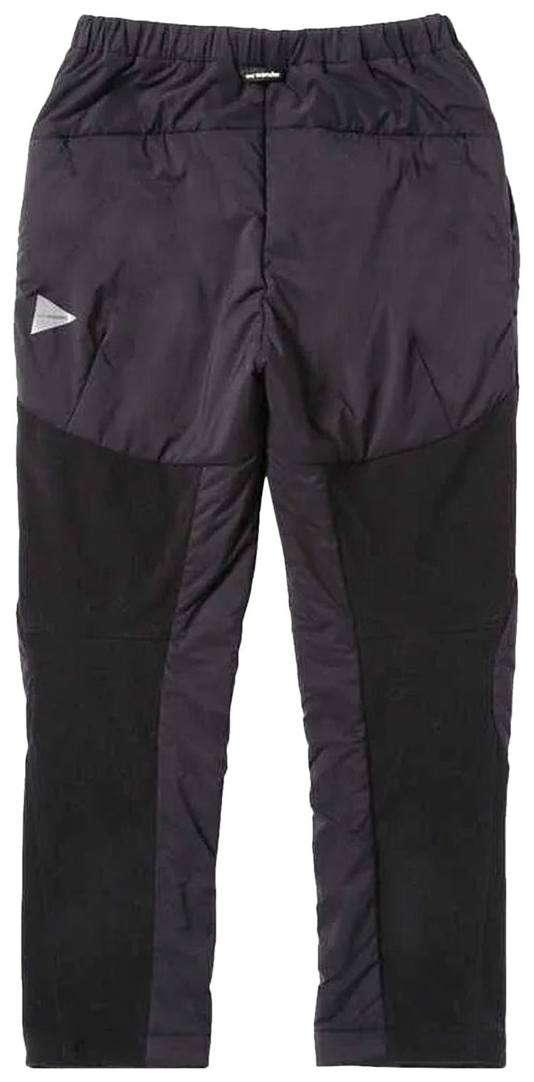 And Wander Top Fleece Pants Black