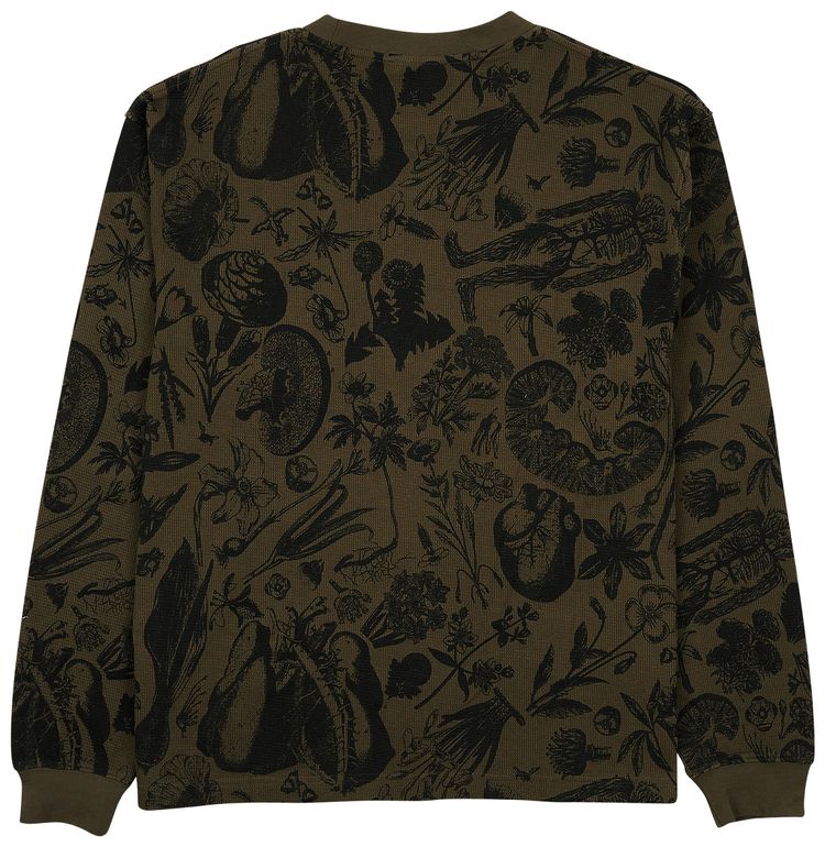 Pleasures Rebirth Thermal Long Sleeve Green