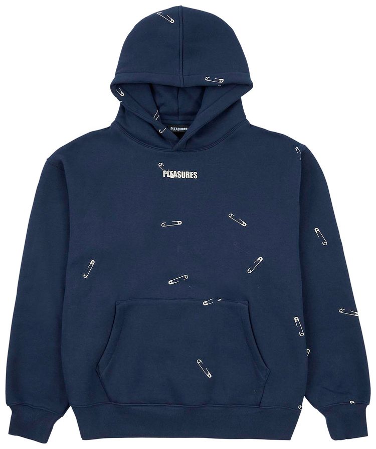 Pleasures Safety Pin Hoodie Navy