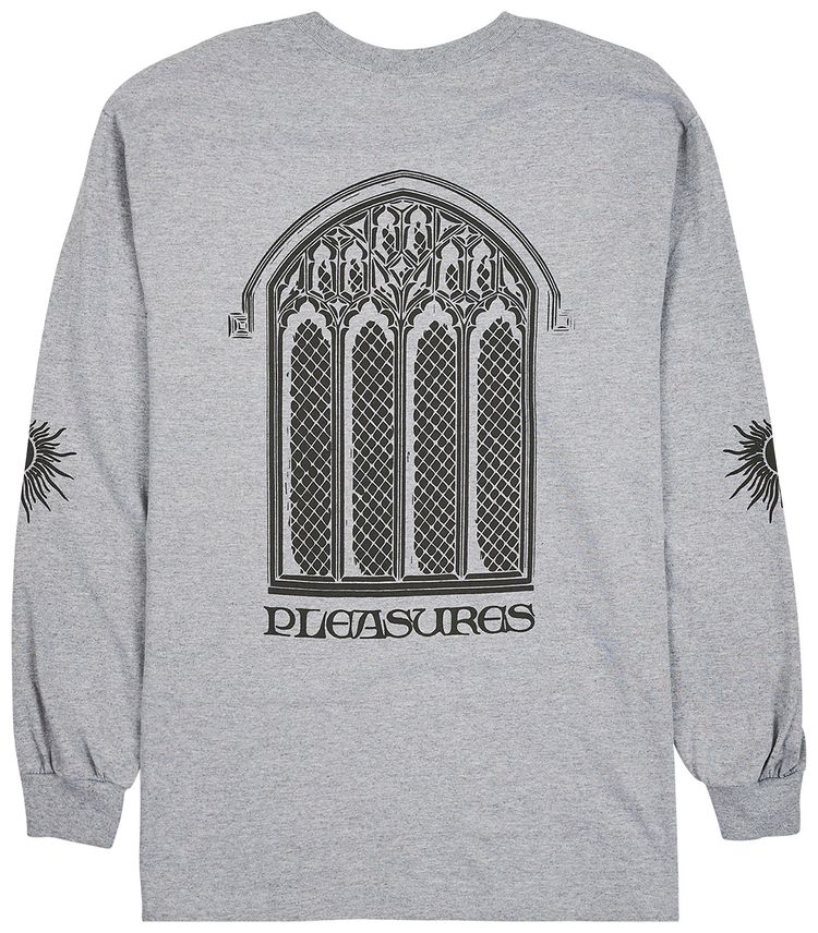 Pleasures Axe Long Sleeve Heather Grey