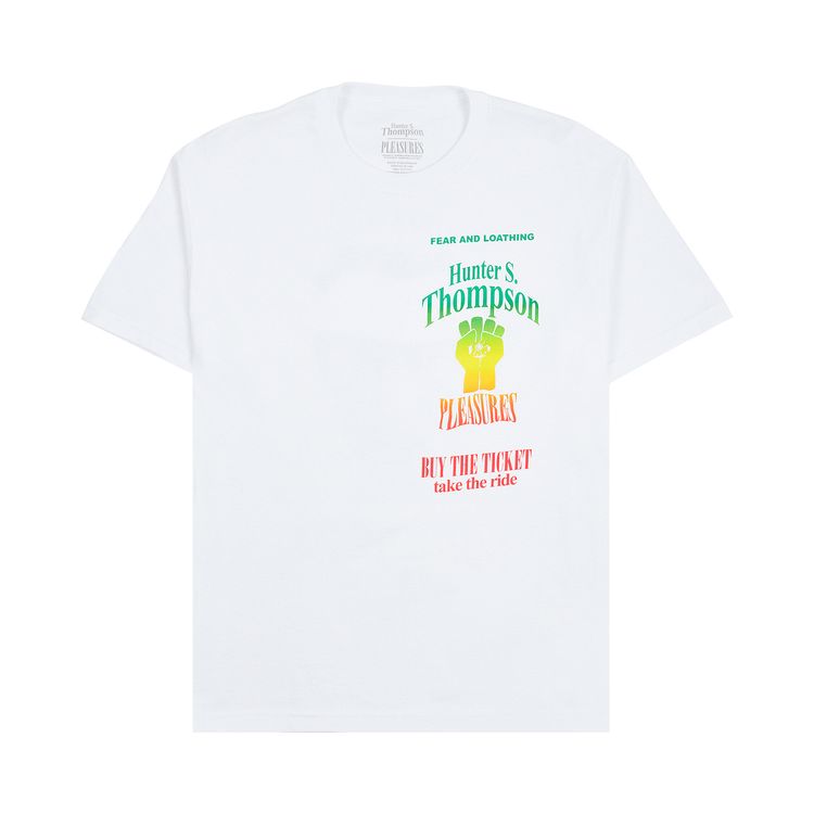 Pleasures Take The Ride T Shirt White