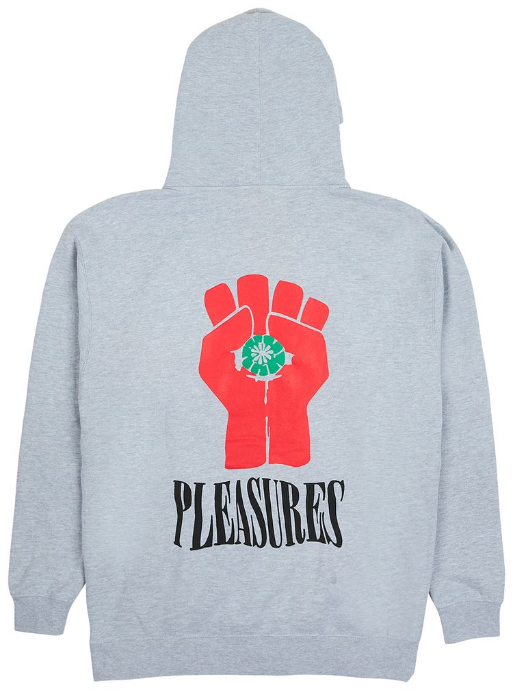 Pleasures HST Zip Hoodie Heather Grey