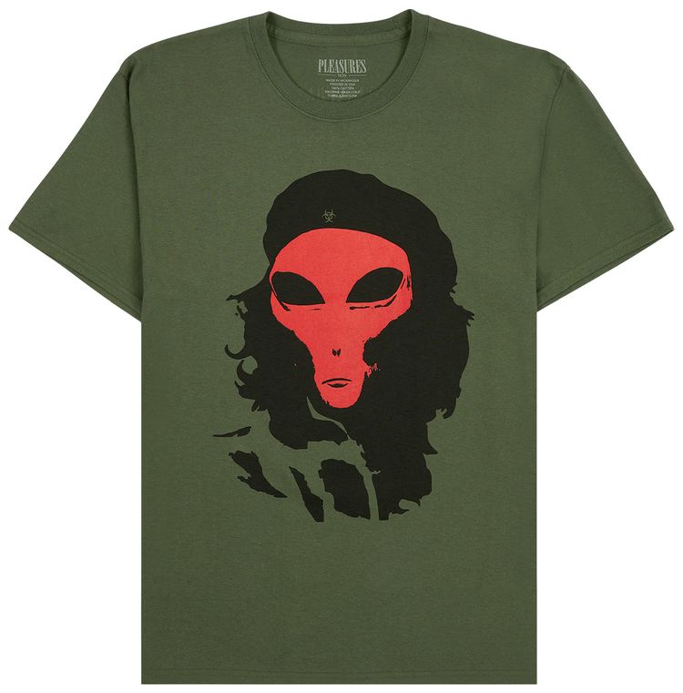 Pleasures Alien T Shirt Olive