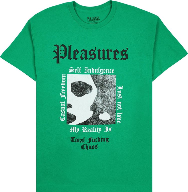 Pleasures Reality T-Shirt 'Kelly Green'