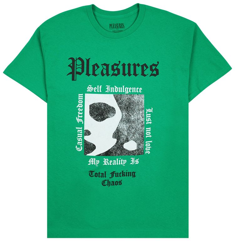 Pleasures Reality T Shirt Kelly Green