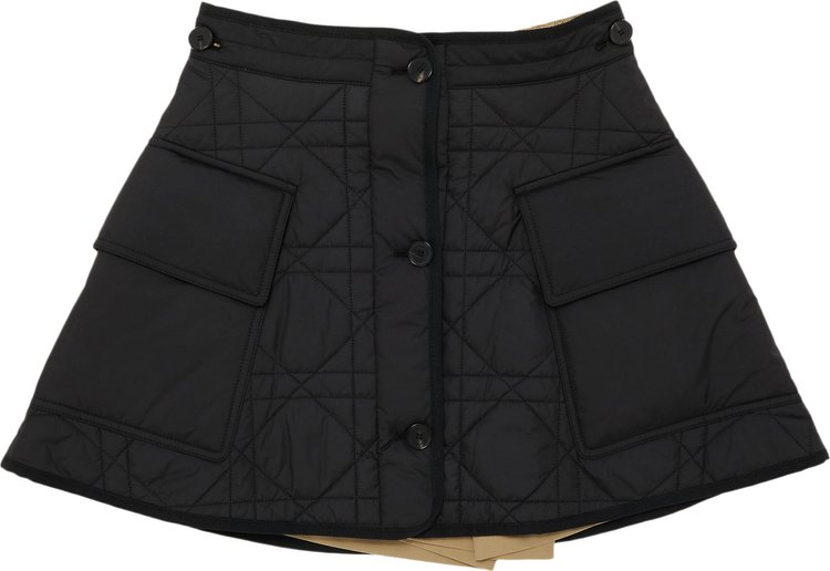 Dior Belted Cargo Mini Skirt BlackKhaki