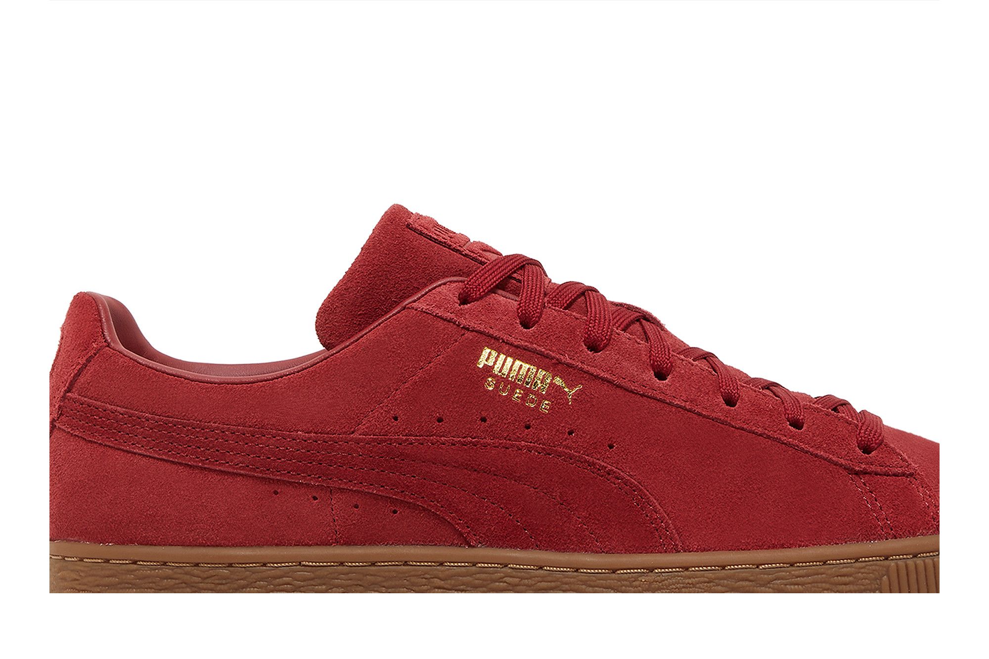 Puma suede red gum clearance