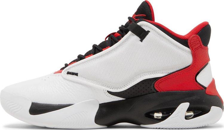 Jordan Max Aura 4 White Black University Red