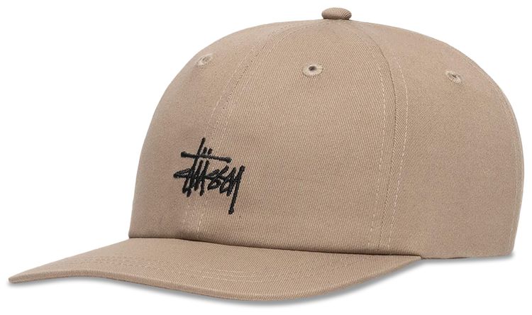 Stussy Basic Stock Low Pro Cap Dark Khaki