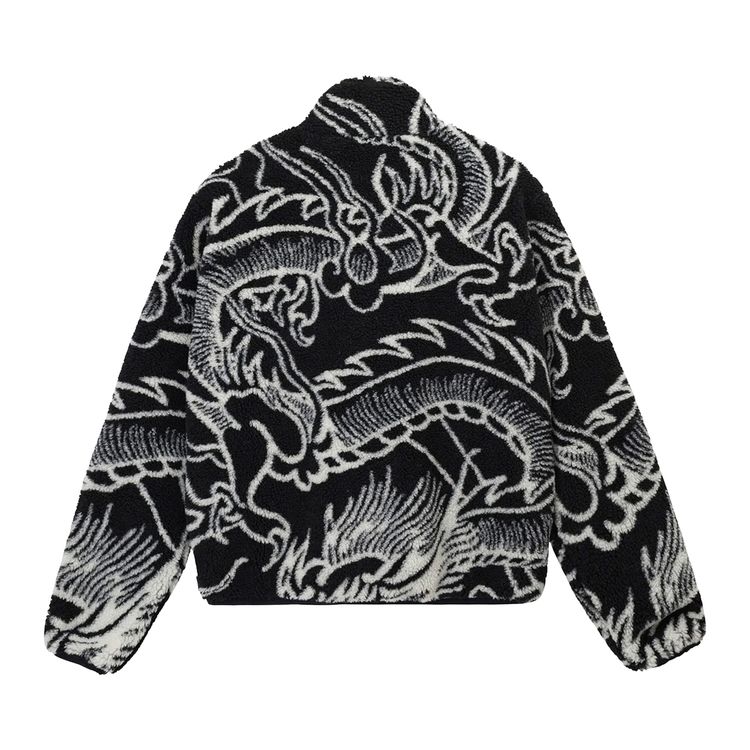 Buy Stussy Dragon Sherpa Jacket 