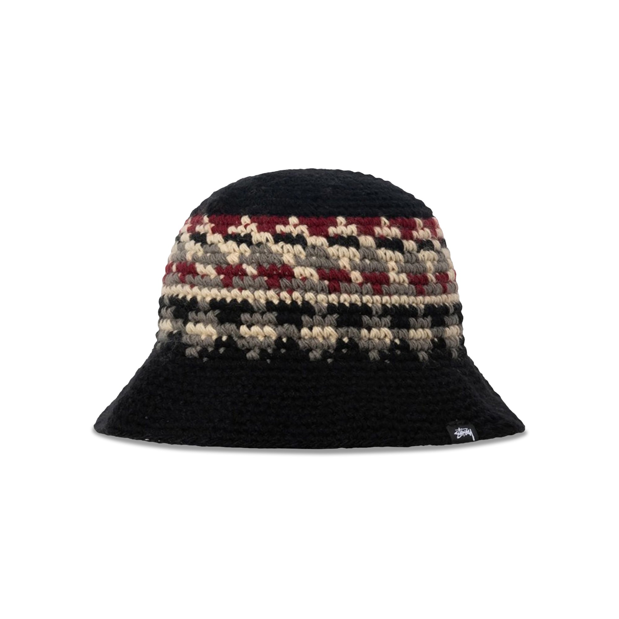 Buy Stussy Fairisle Bucket Hat 'Black' - 1321140 BLAC | GOAT