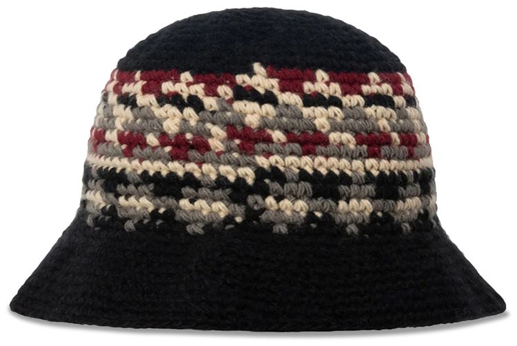 Stussy Fairisle Bucket Hat Black