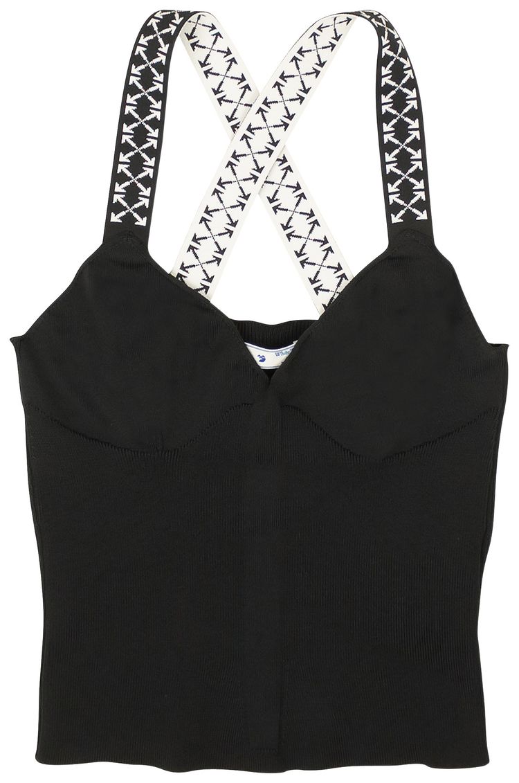 Off White Bold Tank Top BlackWhite