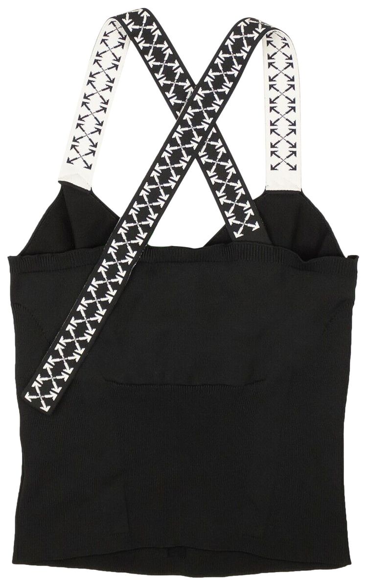 Off White Bold Tank Top BlackWhite