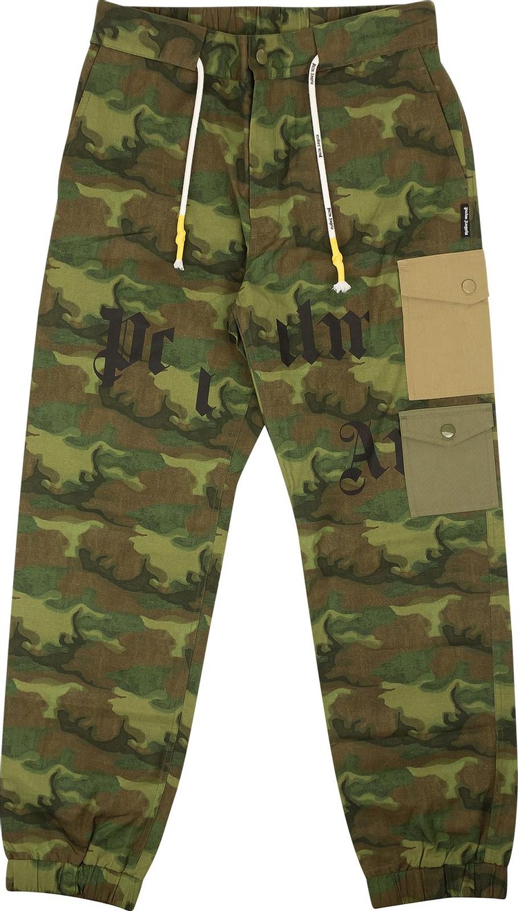 Palm Angels Camo Cargo Pants 'Military Camo'