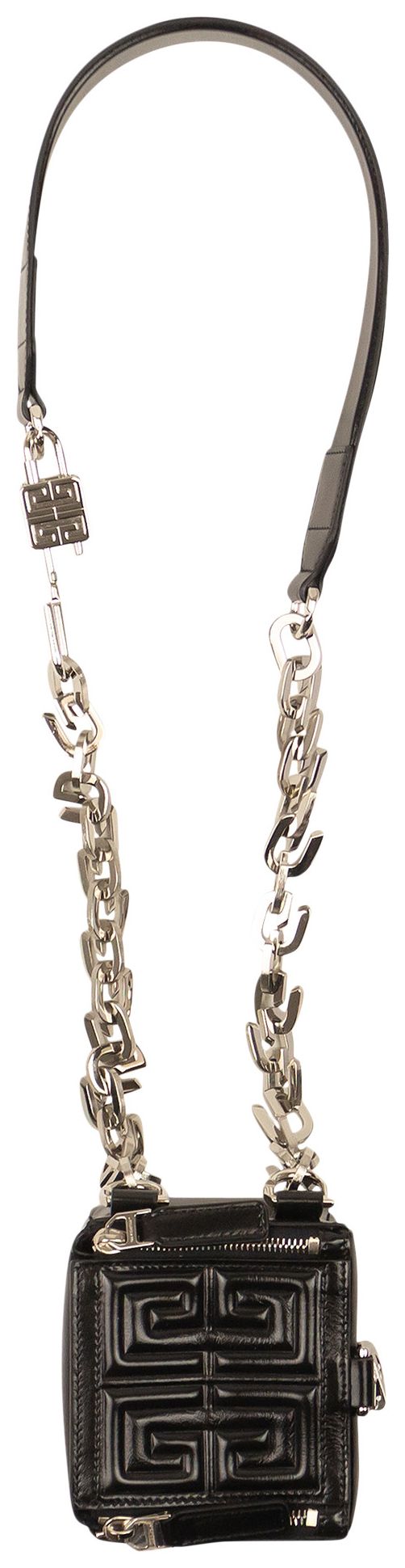 Givenchy Mini Pandora Cube Pouch Black