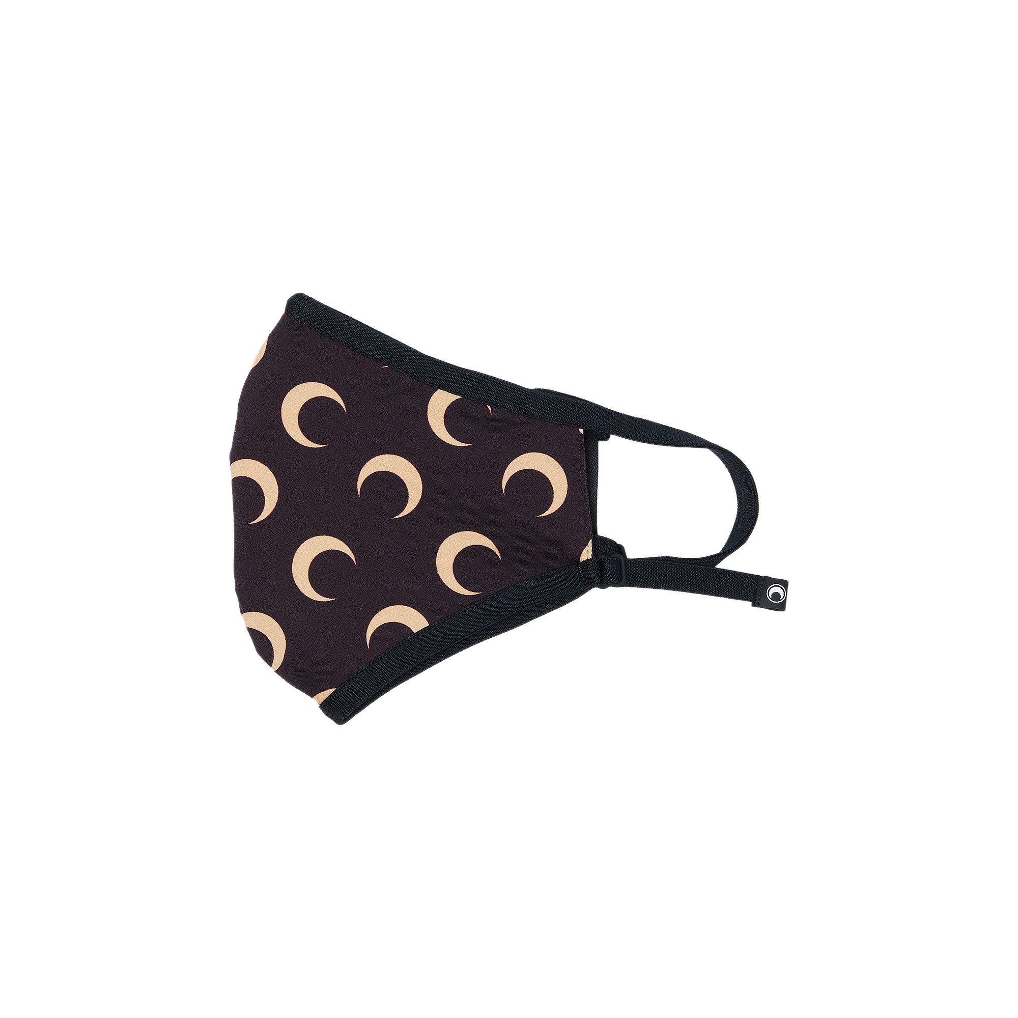 MARINE SERRE | ALL OVER MOON DAILY MASK MOON BROWN マスク Buy Marine Serre Branded Daily Mask 'All Over Moon Brown