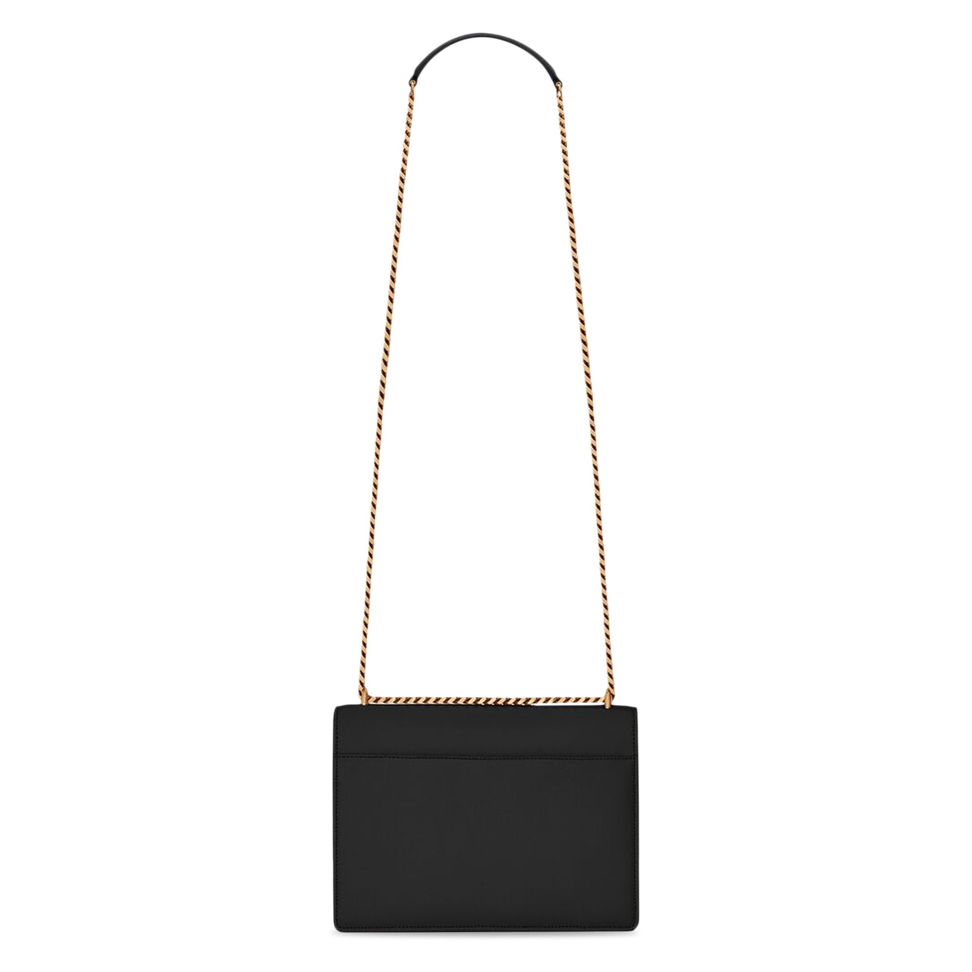 Buy Saint Laurent Sunset Medium Chain Bag 'Black' - 442906 D420W