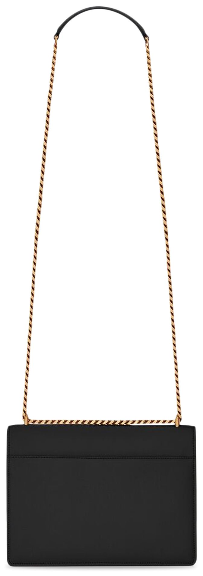 Saint Laurent Sunset Medium Chain Bag Black