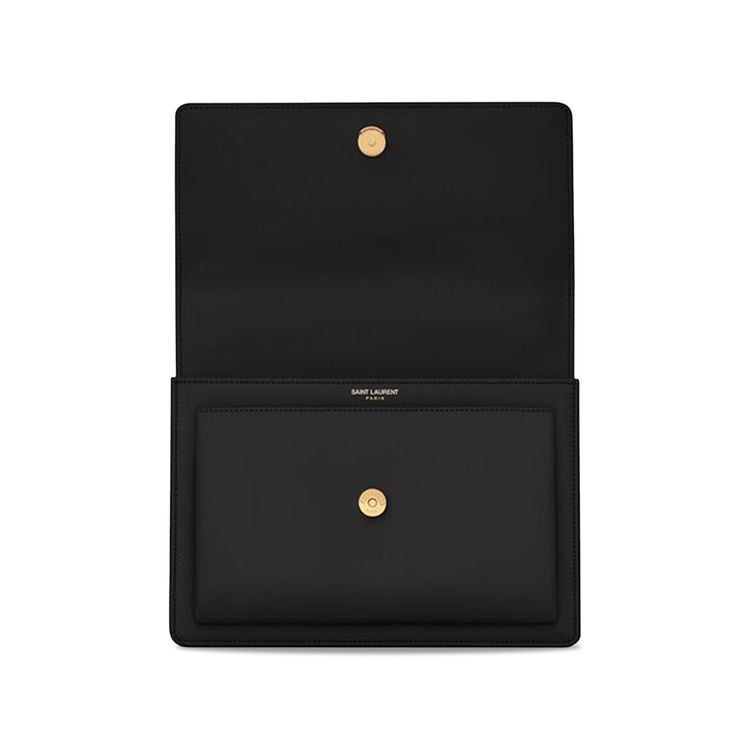 Saint Laurent Sunset Medium Chain Bag Black