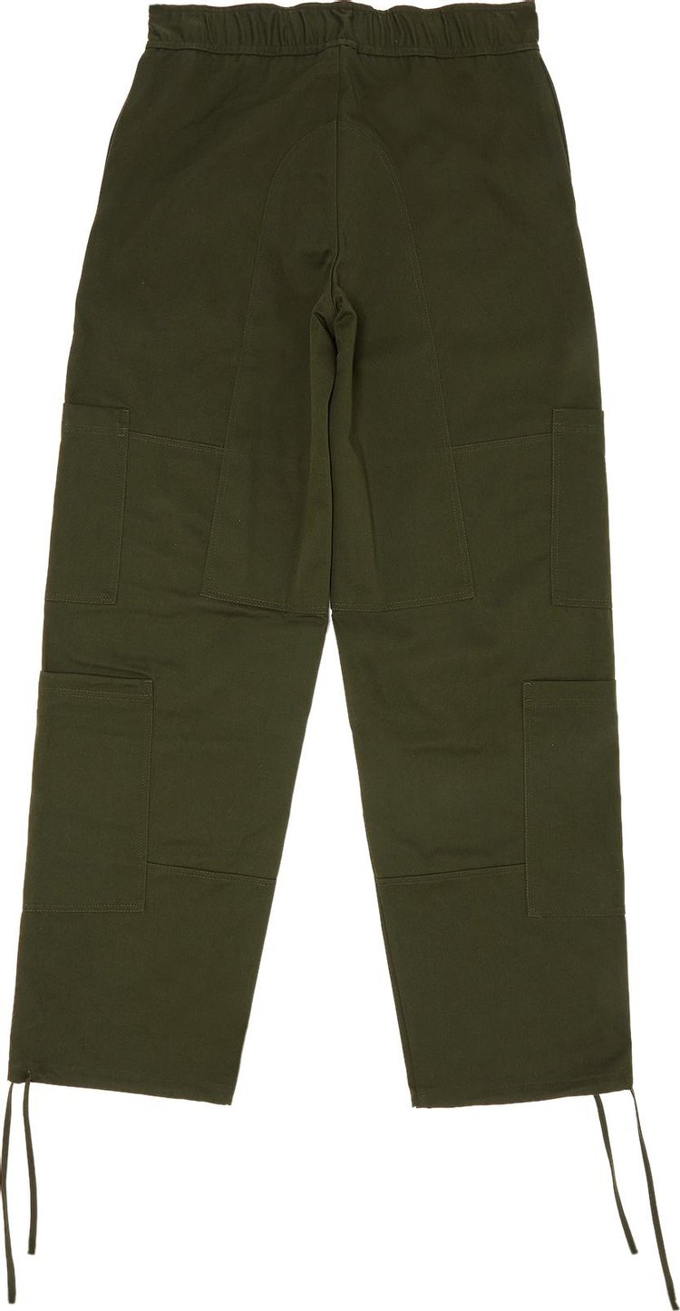 Wales Bonner Drill Earth Trousers Green