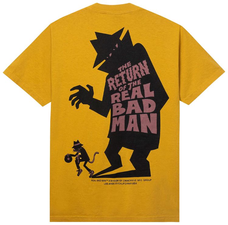 Real Bad Man Return Of The RBM Short Sleeve Tee Down Brown