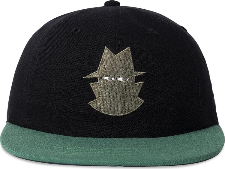 Real Bad Man So Far Out 6 Panel Cap CharcoalGreen