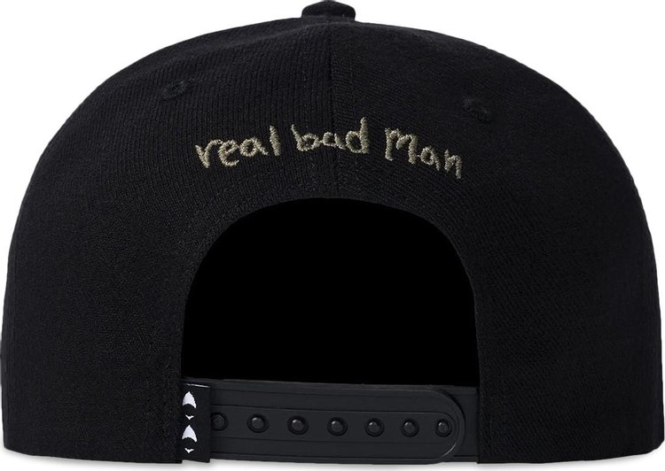 Real Bad Man So Far Out 6 Panel Cap CharcoalGreen