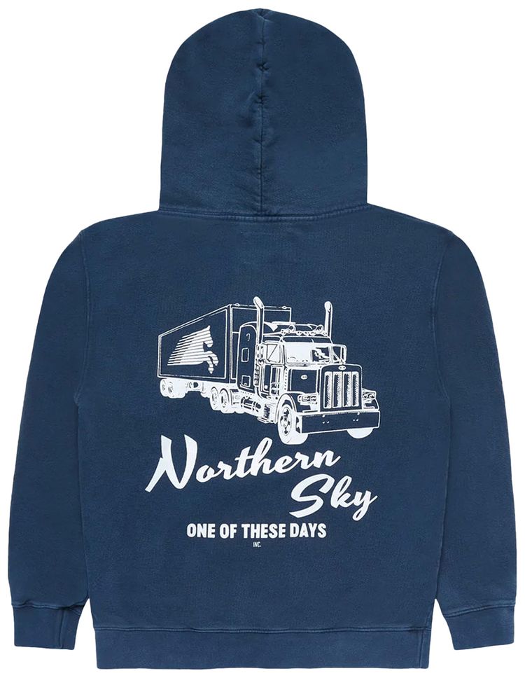 One Of These Days Big Rig Hoodie Navy
