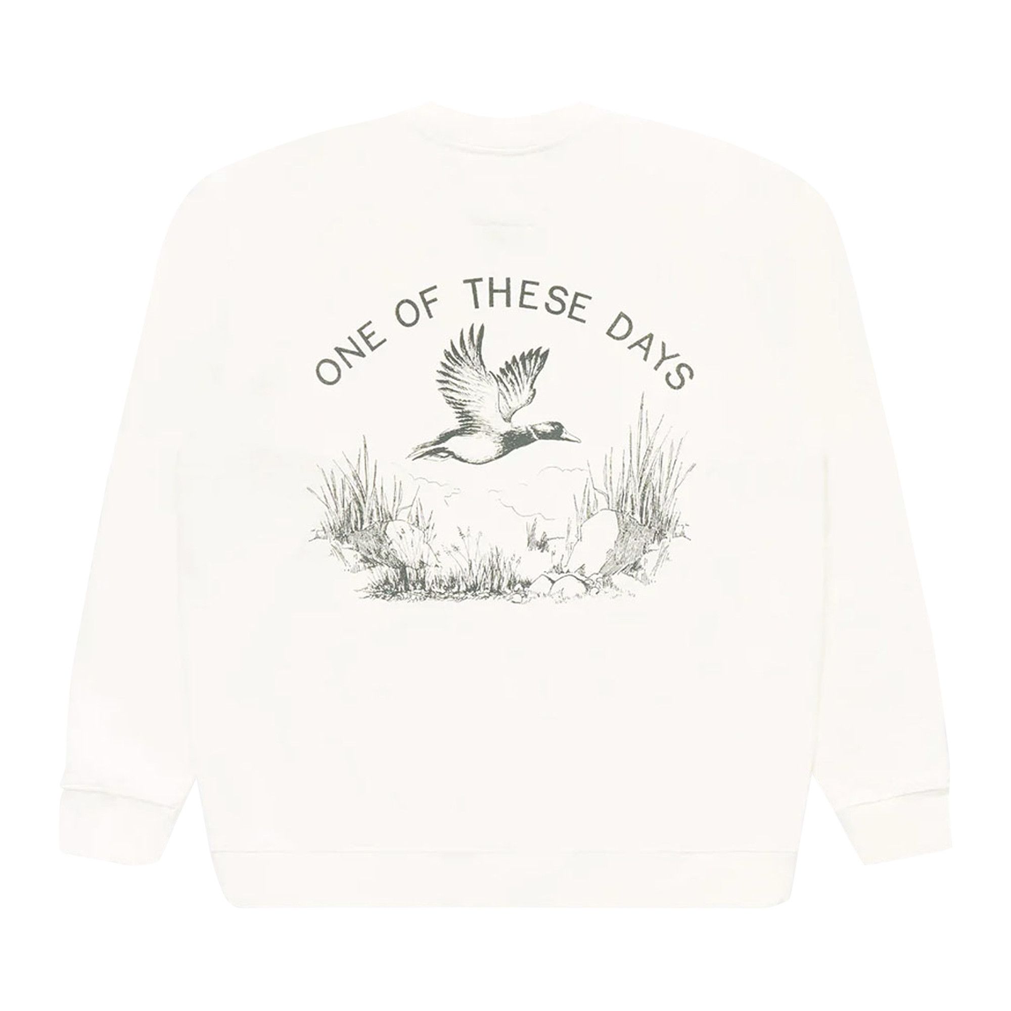 Buy One Of These Days Mallard Hunt Crewneck 'Bone' - FW22
