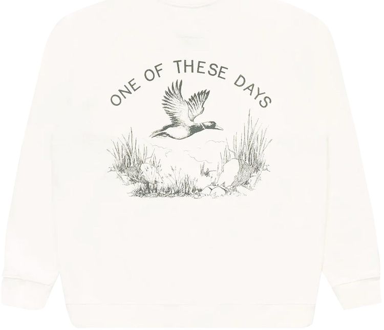One Of These Days Mallard Hunt Crewneck Bone