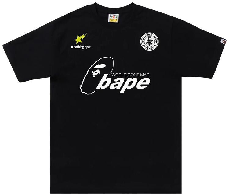 BAPE Soccer Tee 1 Black
