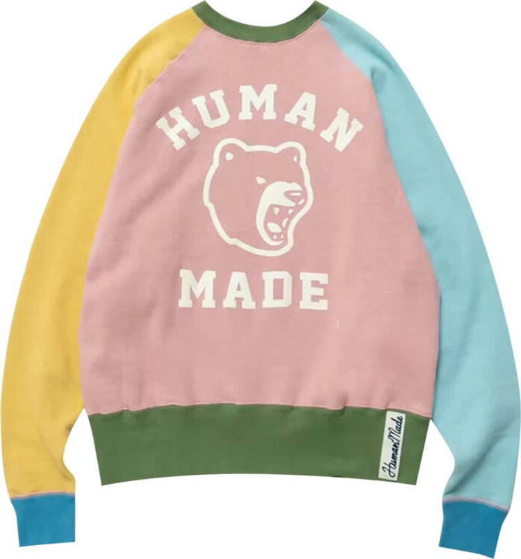 Human Made Tsuriami Crazy Pastel Sweatshirt 'Pink'