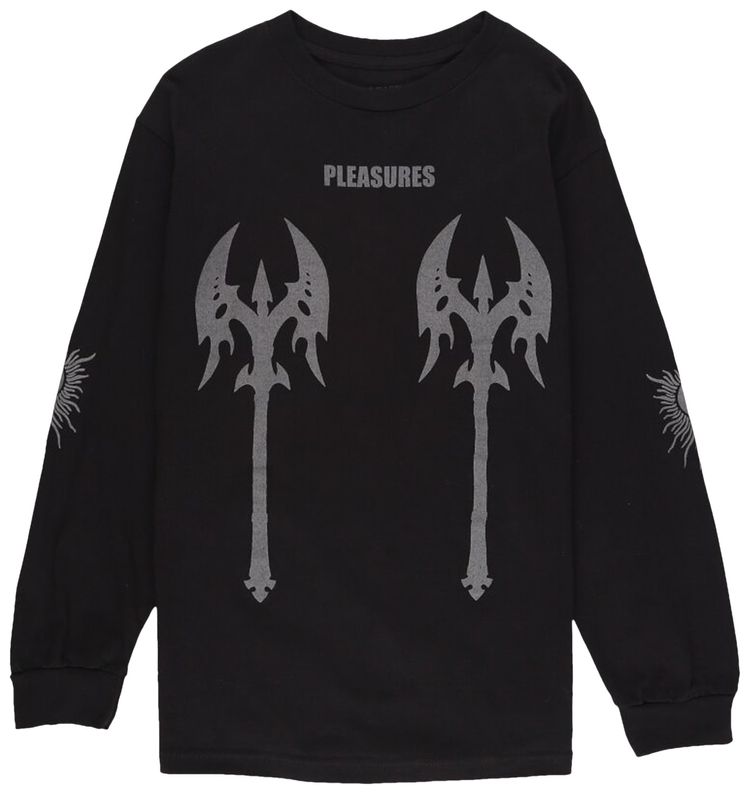 Pleasures Axe Long Sleeve T Shirt Black